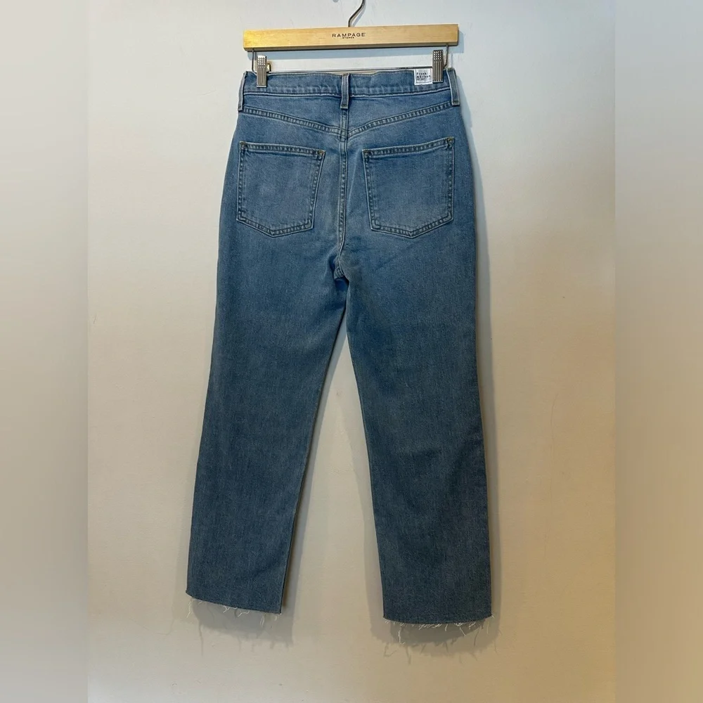 Frank & Eileen Monaghan High Rise Raw Hem Cropped Jeans - Picture 5 of 9